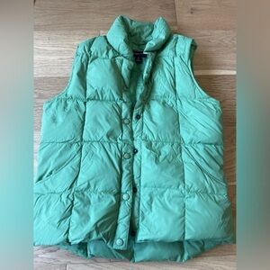 Lands end goose down vest